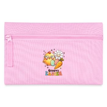 Ostern Osterhase Ostern Ostern Sonntag Osterei Frühling - Federtasche - Rosa - Vorne