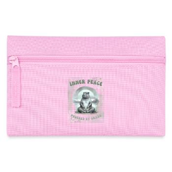 Inner Peace – Powered by Grass - Pencil Case - pink - Front