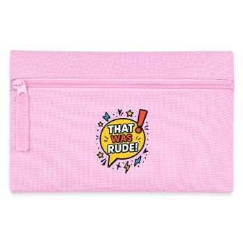 Das war unhöflich! - Federtasche - Rosa - Vorne