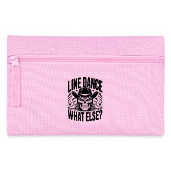 Line Dance – What Else? Western Skull Cowboy Tanz - Federtasche - Rosa - Vorne
