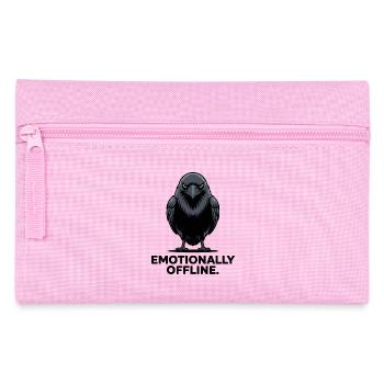 Raven Emotions: Offline Attitude Design - Pencil Case - pink - Front