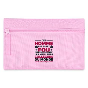Weggang Kollege Neuer Arbeitsplatz Ruhestand - Federtasche - Rosa - Vorne