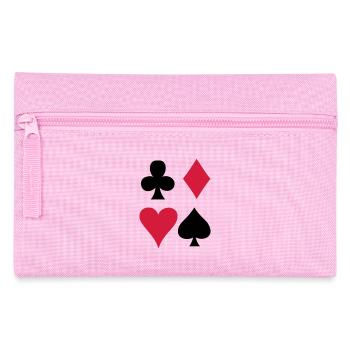 Spielkarten - Kartenspiel - Federtasche - Rosa - Vorne