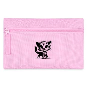 Smiling Cats Baby Drawing - Pencil Case - pink - Front