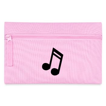 Score 16 notes de musique idée cadeau - Trousse - rose - Devant