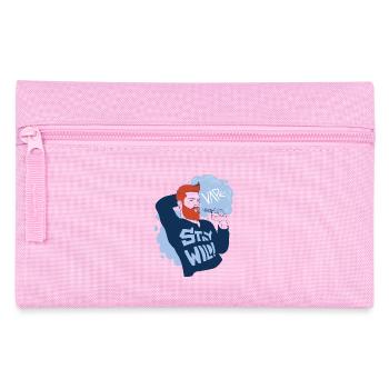 Vaperguy avec un style de vie sauvage - Trousse - rose - Devant