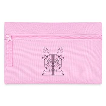 Dachshund dogs dog shirt friend gift - Pencil Case - pink - Front