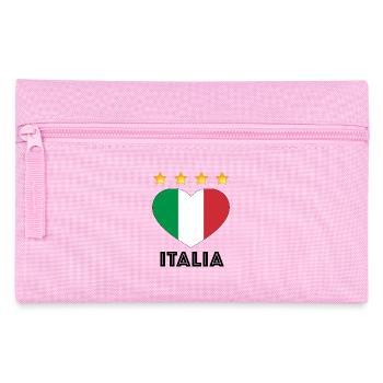 Chemise coeur Italie pour la Coupe du Monde - Trousse - rose - Devant