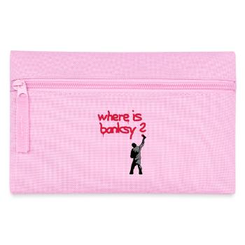 where is banksy - Federtasche - Rosa - Vorne