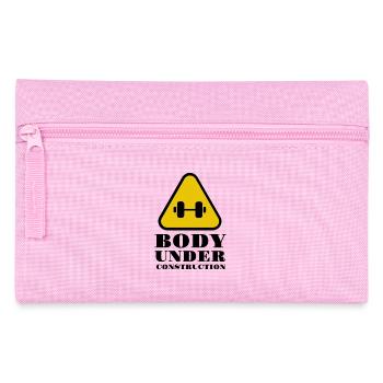 Body Under Construction - Pencil Case - pink - Front