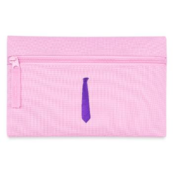 Purple tie - Pencil Case - pink - Front