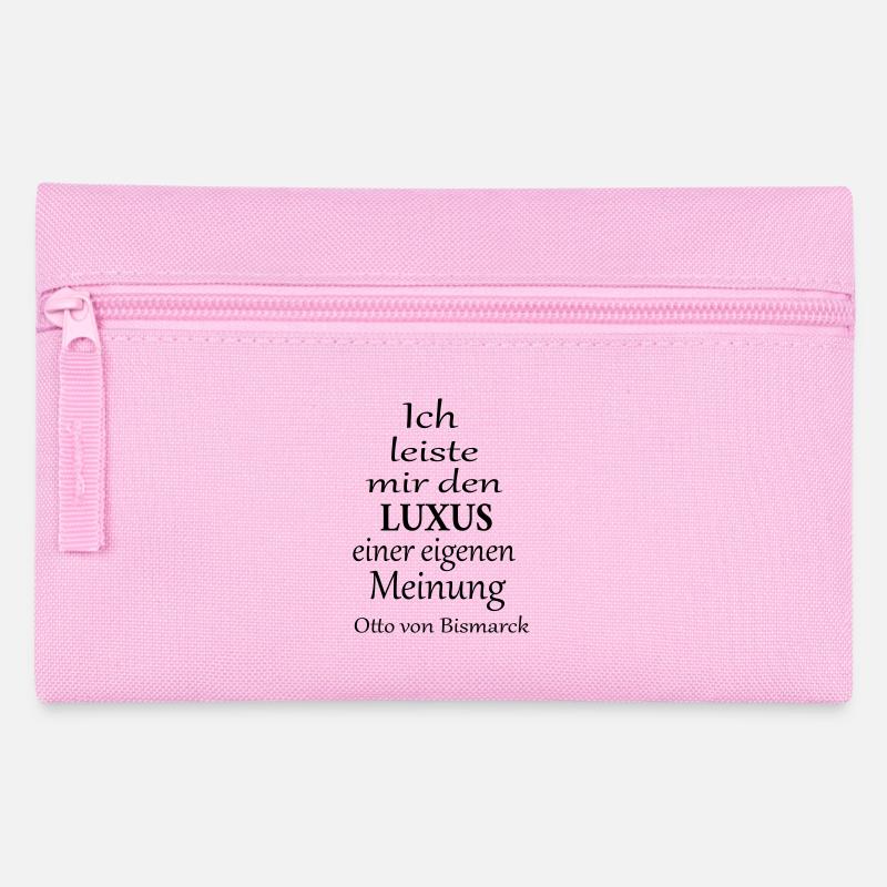 Ich leiste mir den Luxus einer eigenen Meinung - Federtasche - Rosa