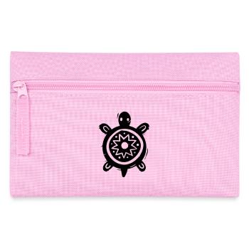Tortue Tribale - Trousse - rose - Devant