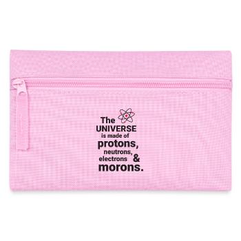L’Univers est fait de protons, de neutrornes - Trousse - rose - Devant