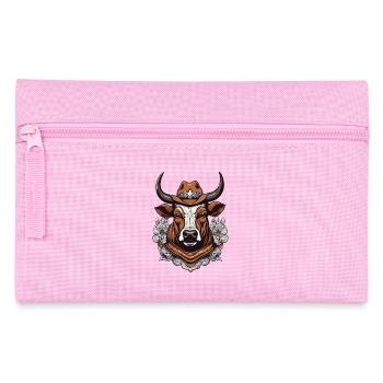 Bull Rider Bullfighter - Pencil Case - pink - Front