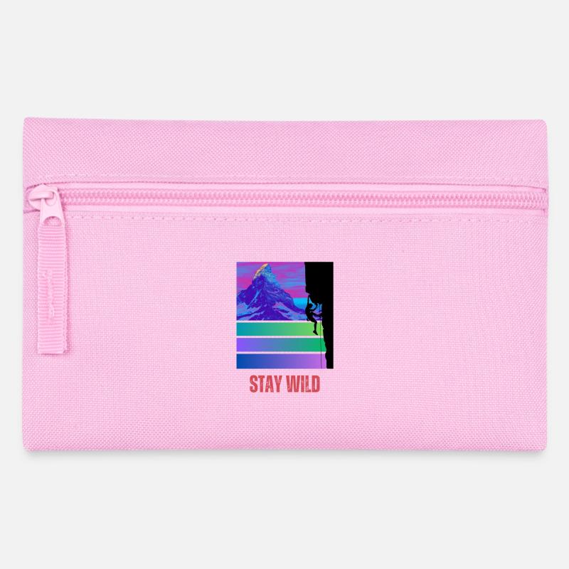 Restez sauvage - Trousse - rose