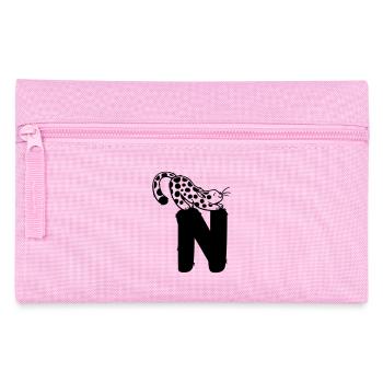 Katze Buchstabe N - Federtasche - Rosa - Vorne
