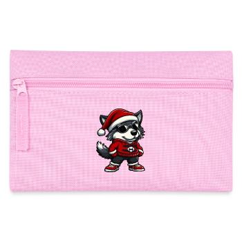 Wolf Weihnachten Cool X-Mas - Federtasche - Rosa - Vorne