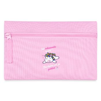 Schlaf-Shirt - Federtasche - Rosa - Vorne