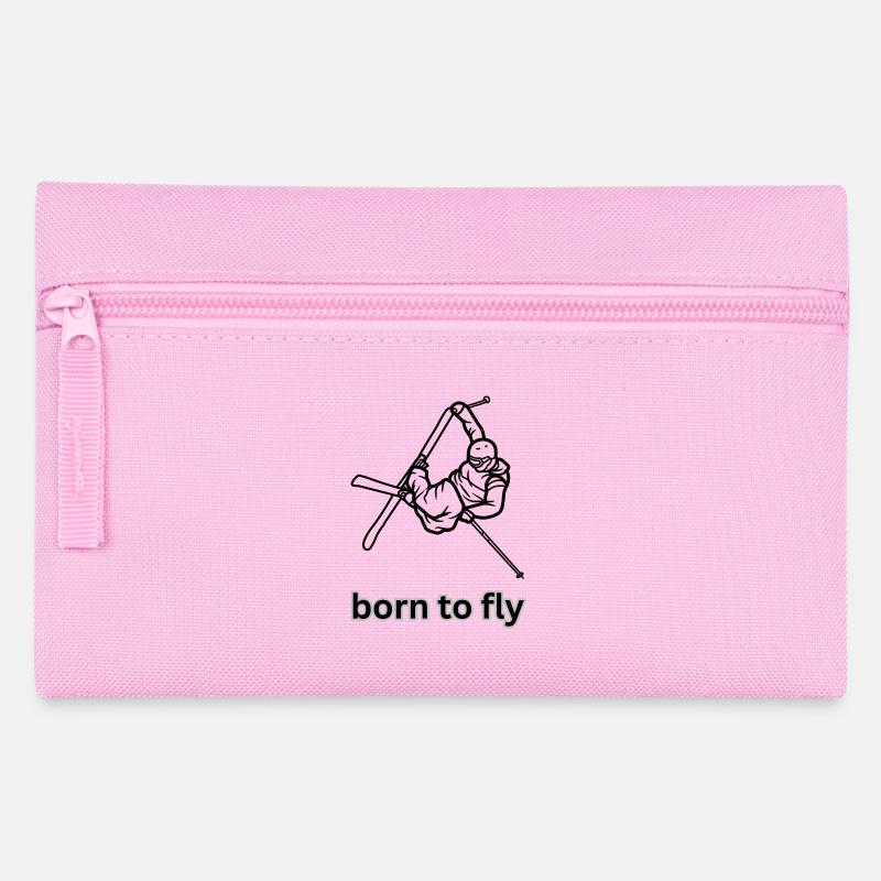 born to fly - Federtasche - Rosa
