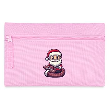 serpent cobra père noël dessin animé - Trousse - rose - Devant