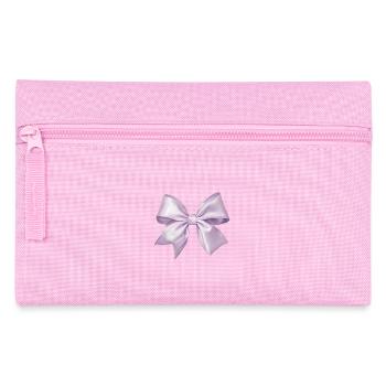 Schleife Glamour Seide Geschenk - Federtasche - Rosa - Vorne