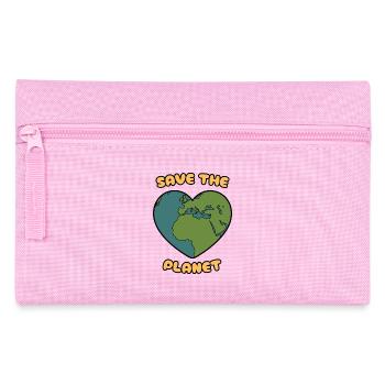 save the planet - Federtasche - Rosa - Vorne