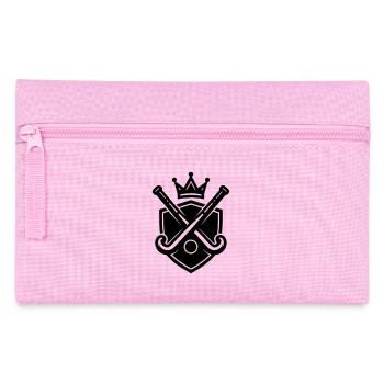 Field Hockey Sports Icon - Pencil Case - pink - Front