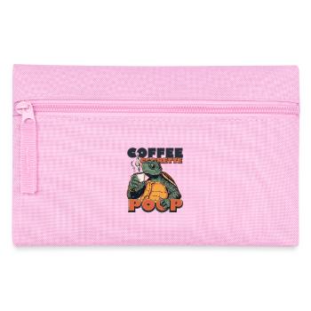 Lizard Schildkröte Kaffee Kippe Gaffel Zigarette - Federtasche - Rosa - Vorne