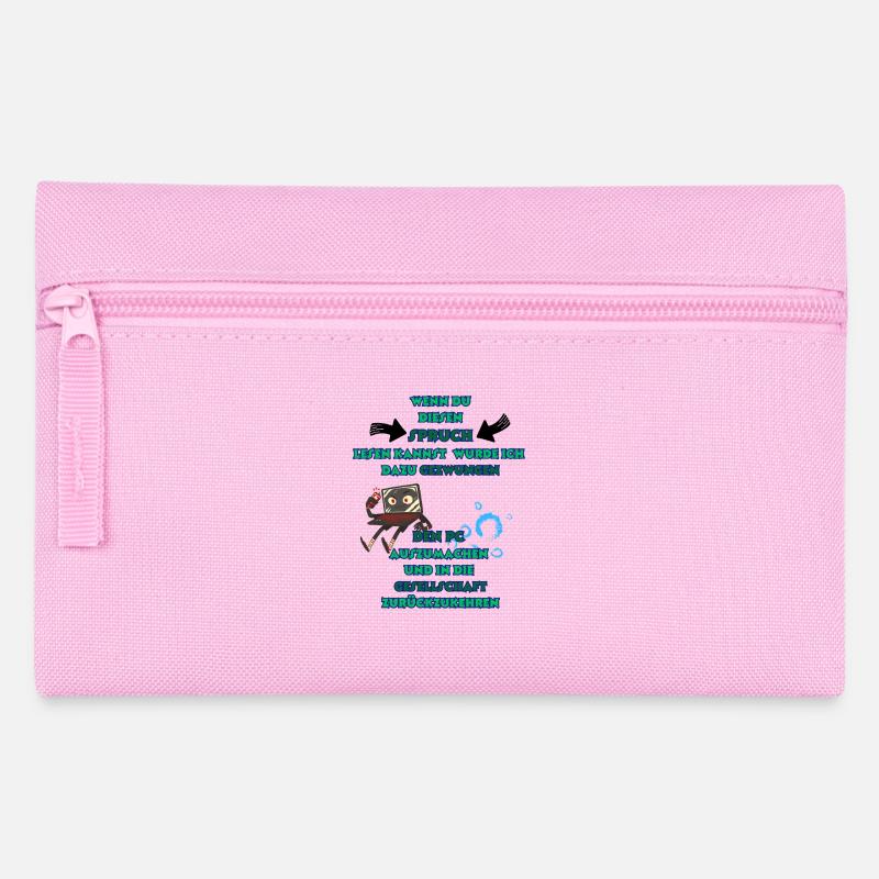 Humorous computer joke for technology fans - Pencil Case - pink