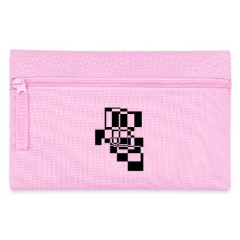 Abstrakte Formen und Muster Geschenk - Federtasche - Rosa - Vorne