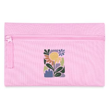 Colourful flower composition - Pencil Case - pink - Front
