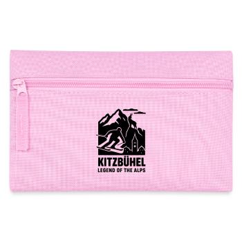 Kitzbühel ski winter sports holiday Silhouette - Pencil Case - pink - Front