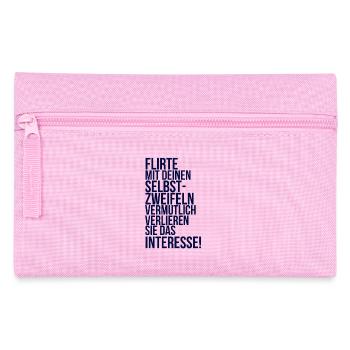 à propos de la folie : flirte avec ton doute de toi - Trousse - rose - Devant