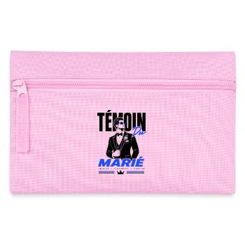 Témoin du Marié Élégance Premium - Trousse - rose - Devant