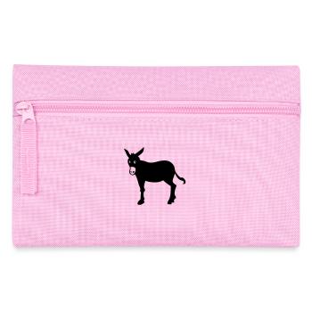 Catalan donkey, symbol of Catalonia Barcelona - Pencil Case - pink - Front