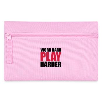 Work Hard - Pencil Case - pink - Front