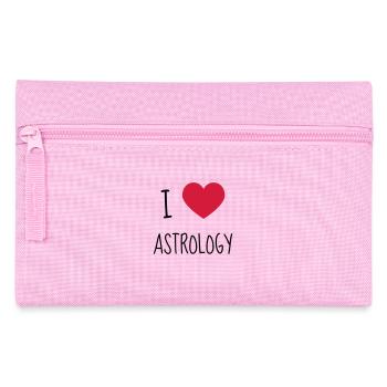 Astrologie / Astrologe / Stern / Horoskop / - Federtasche - Rosa - Vorne