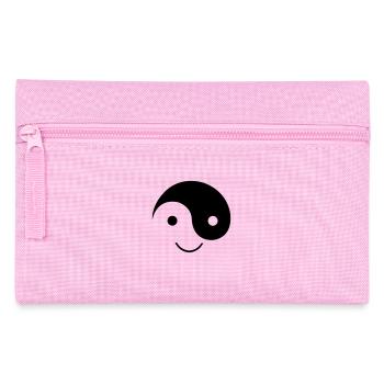 ying_yang_smiley_1 - Pencil Case - pink - Front