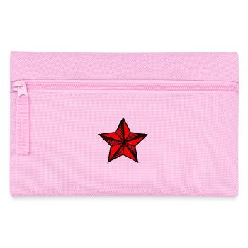 Star red star - Pencil Case - pink - Front