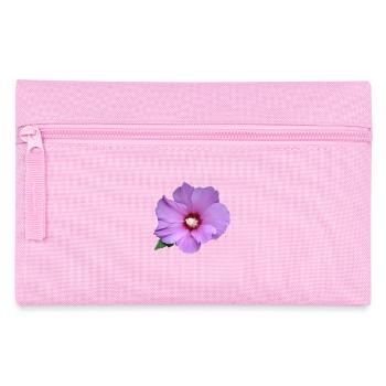 Fleur rose rose Guimauve rose - Trousse - rose - Devant