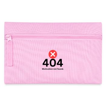 404 Motivation - Pencil Case - pink - Front