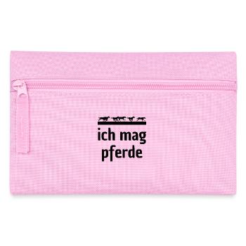 Ich mag Pferde - Federtasche - Rosa - Vorne