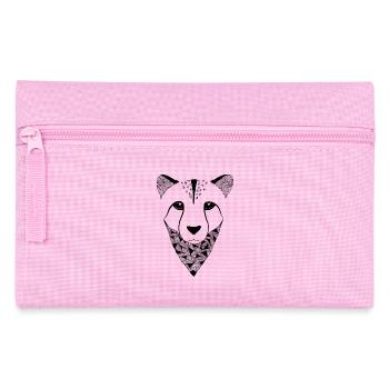 Guépard design - Trousse - rose - Devant