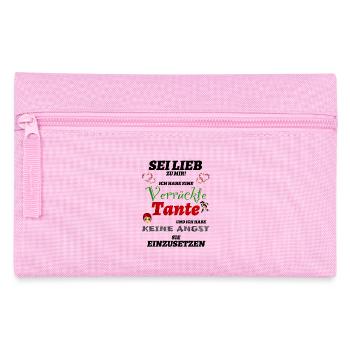 Verrückte Tante - Federtasche - Rosa - Vorne