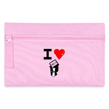 I COEUR TRASH TV par RichArt - Trousse - rose - Devant