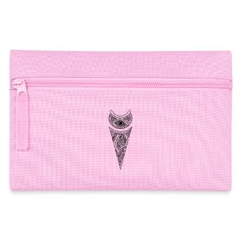 Droit dans l'oeil (Noir) - Trousse - rose - Devant