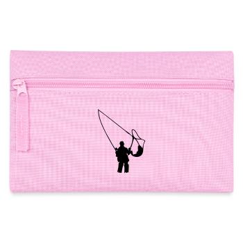 Fliegenfischen - Federtasche - Rosa - Vorne
