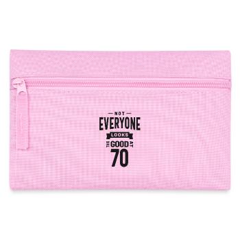 70th Birthday Gifts - Pencil Case - pink - Front