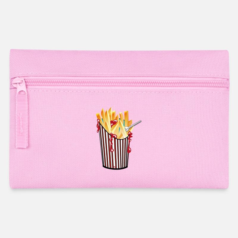 French fries - Pencil Case - pink